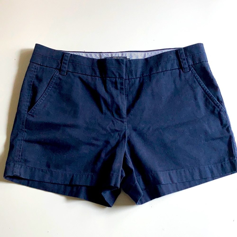 J. Crew Chino shorts, 4 in. inseam, navy size 8
